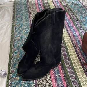 Chic Black Women's Heeled Boots